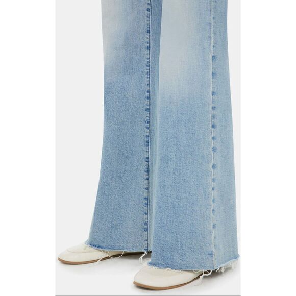 MOTHER The Hustler Roller Sneak High-Rise Wide-Leg Jeans - Picture 3 of 11